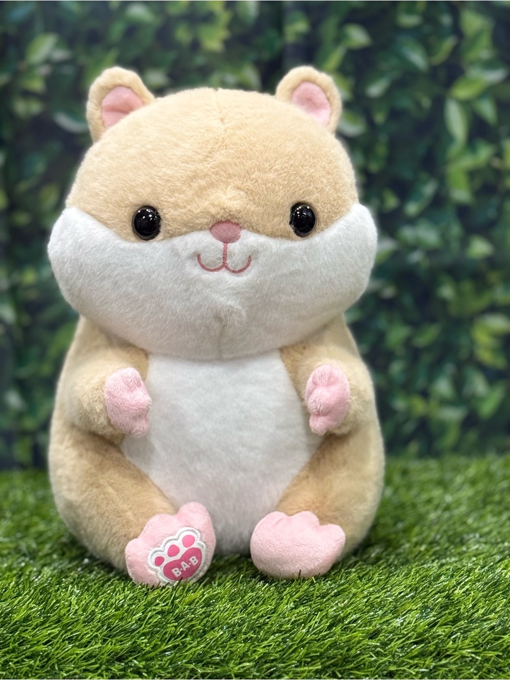 Build-A-Bear Workshop Cute Hamster Stuffed Animal (Brown/White/Pink)